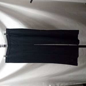 Theory Women's Wide Leg Dress Pant, 10, Black, Pre-owned